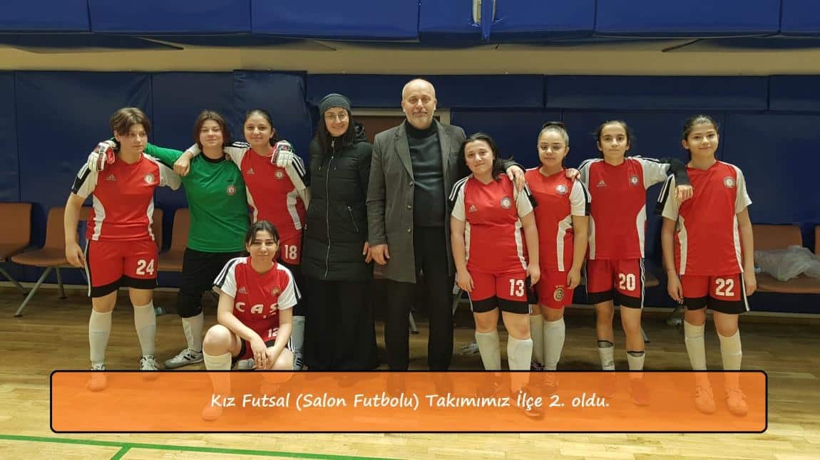 Kız Futsal (Salon Futbolu) Takımız İlçe 2. oldu.