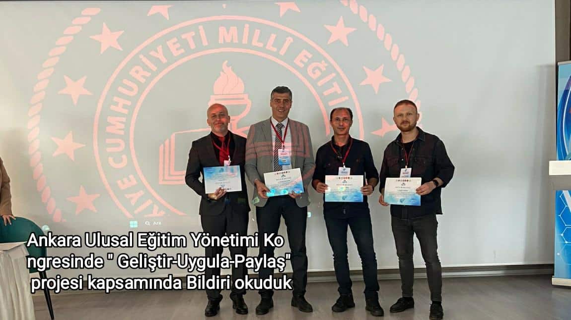 Ankara Ulusal Eğitim Yönetimi Kongresinde 